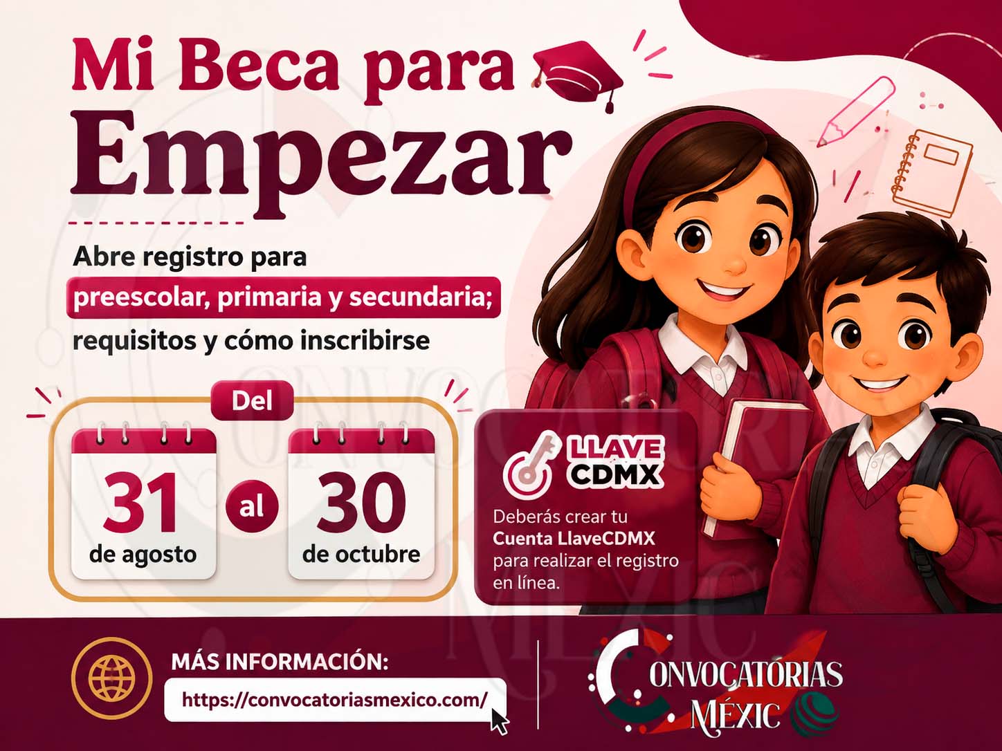 Mi Beca para Empezar: Inicia el registro a este programa de 31 de agosto hasta el 30 de octubre