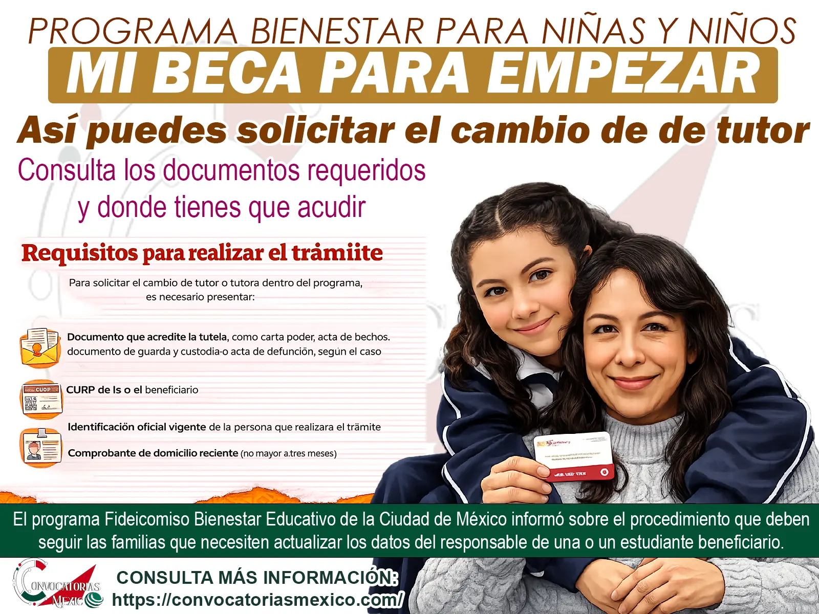 Mi Beca para Empezar ¡Así puedes solicitar el cambio de tutor si tu hijo es beneficiario! 11 Mi Beca para Empezar ¡Asi puedes solicitar el cambio de tutor si tu hijo es beneficiario