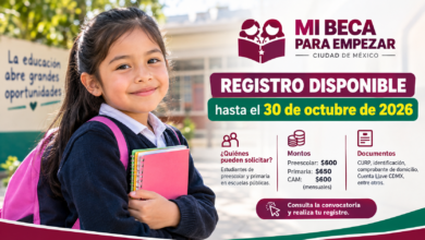 Mi Beca para Empezar 2026: registro disponible hasta el 30 de octubre, requisitos, montos y cómo solicitar el apoyo