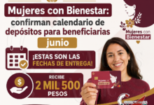 Mujeres con Bienestar: confirman calendario de depósitos para beneficiarias Junio