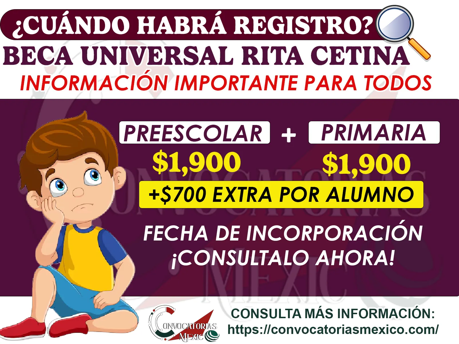 Muy pronto llegará la Beca Rita Cetina al nivel Preescolar y Primaria ¡Consulta la fecha!