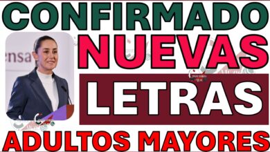 NUEVAS LETRAS PENSION BIENESTAR ADULTOS MAYORES COMUNICADO