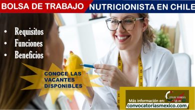 Bolsa de trabajo nutricionista en Chile
