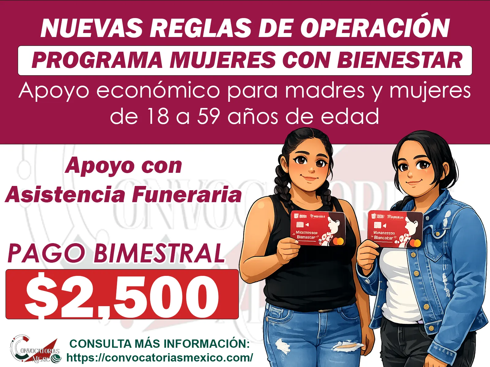 Nuevas Reglas de Operación para el Programa Mujeres con Bienestar ¡Se mantiene el apoyo económico!