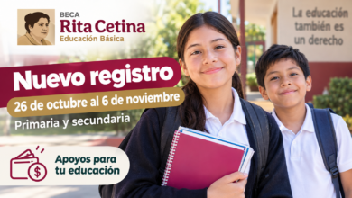 Beca Rita Cetina 2026: fechas de registro, requisitos y montos para primaria y secundaria