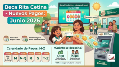 Nuevos Pagos de la Beca Rita Cetina - Junio 2026