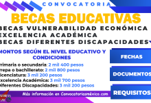 Becas Educativas, Primaria, Secundaria, Preparatorias y licenciaturas Obtén apoyo económico de $2,100 pesos hasta $3,700