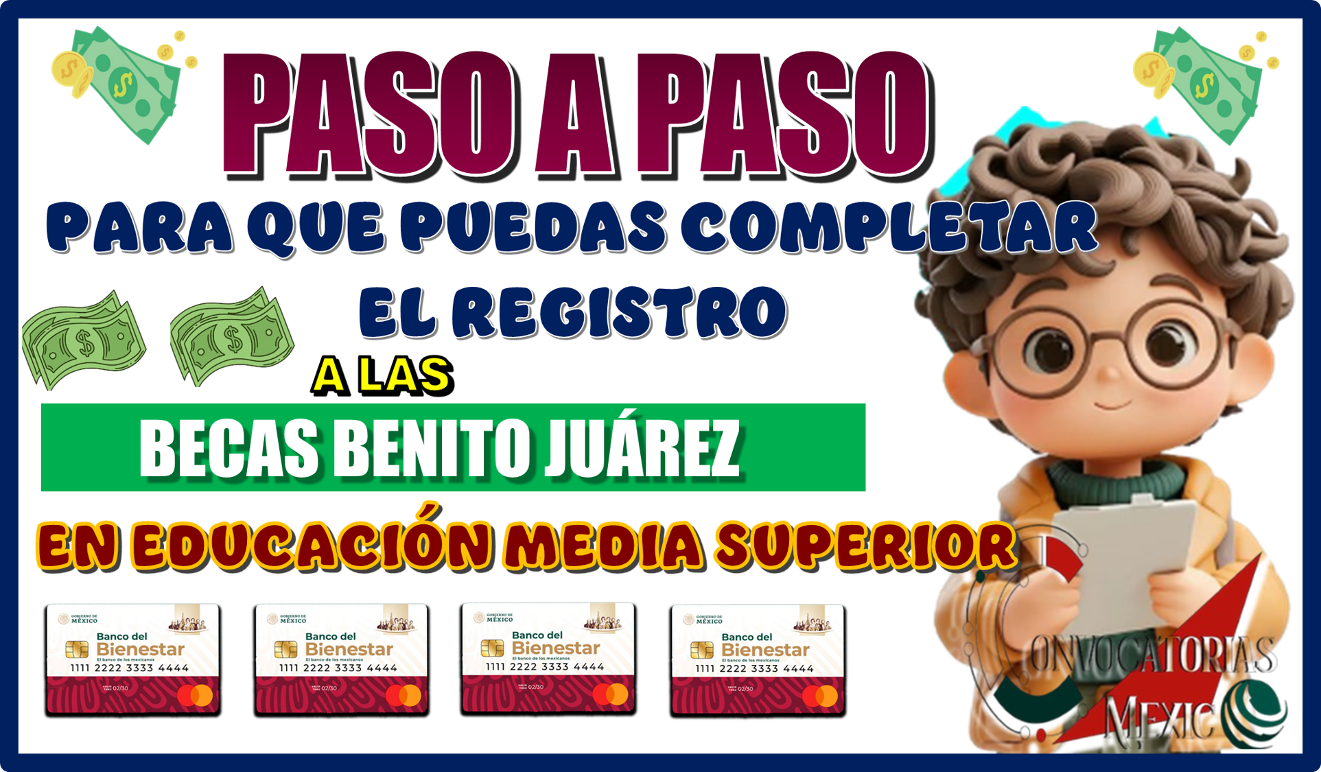 PASO A PASO PARA QUE PUEDAS COMPLETAR EL REGISTRO A LAS BECAS BENITO JUÁREZZ EN EDUCACIÓN MEDIA SUPERIOR