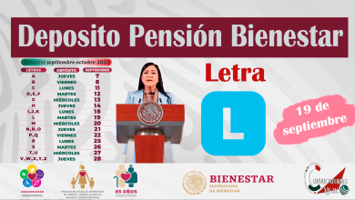 Pensionados Bienestar con inicial L, ya pueden disfrutar de su deposito en la tarjeta del Bienestar