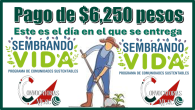 Pago de $6,250 pesos | Este es el día en el que se entrega 