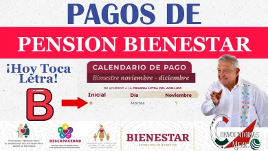 Pensión Bienestar: ¿A qué inicial le cae deposito el día de hoy?