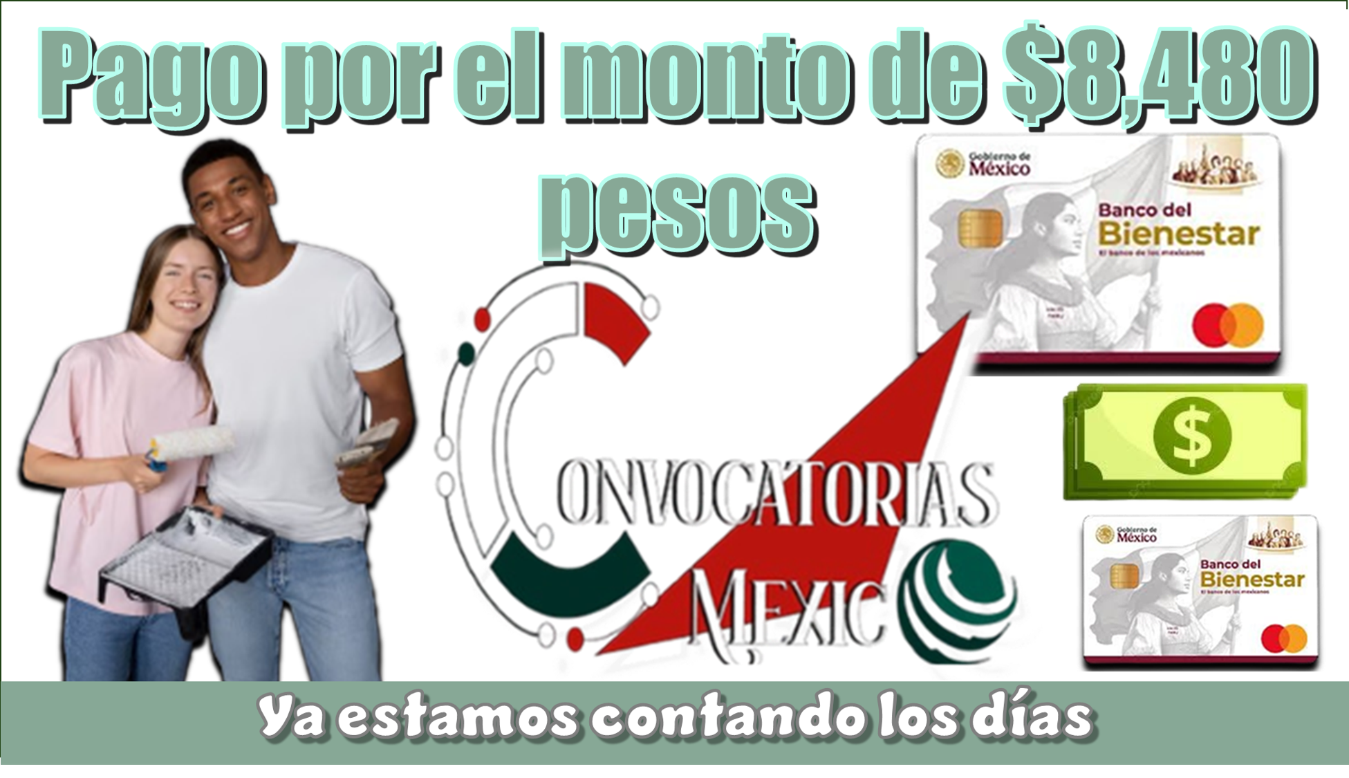 Pago por el monto de $8,480 pesos | Ya estamos contando los días 