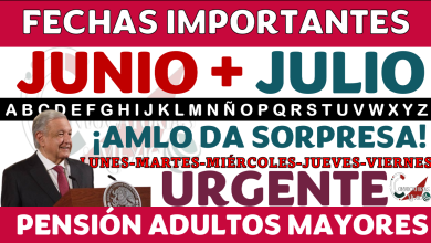 Pago programado JULIO-AGOSTO pensión Bienestar Adultos Mayores confirma Andrés Manuel López Obrador ¡preparan calendario de depósitos por 6 mil pesos por apellido!