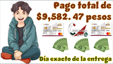 Pago total de $9,582.47 pesos | Día exacto de la entrega
