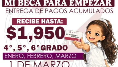 Pagos Triples para el mes de Marzo ¡Beneficiario del Programa Mi Beca para Empezar!