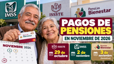 Pagos para adultos mayores en noviembre de 2026: fechas del IMSS, ISSSTE y posible calendario de la Pensión Bienestar