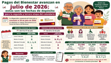 Pagos del Bienestar avanzan en julio de 2026: estas son las fechas de depósito para la segunda y tercera etapa del calendario