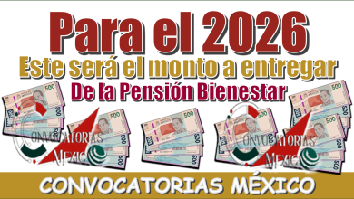 Para el 2026 | Este será el monto a entregar de la Pensión Bienestar