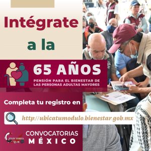 Adulto mayor Nueva FECHA DE REGISTRO para el PAGO en FEBRERO Pensión Bienestar 2023