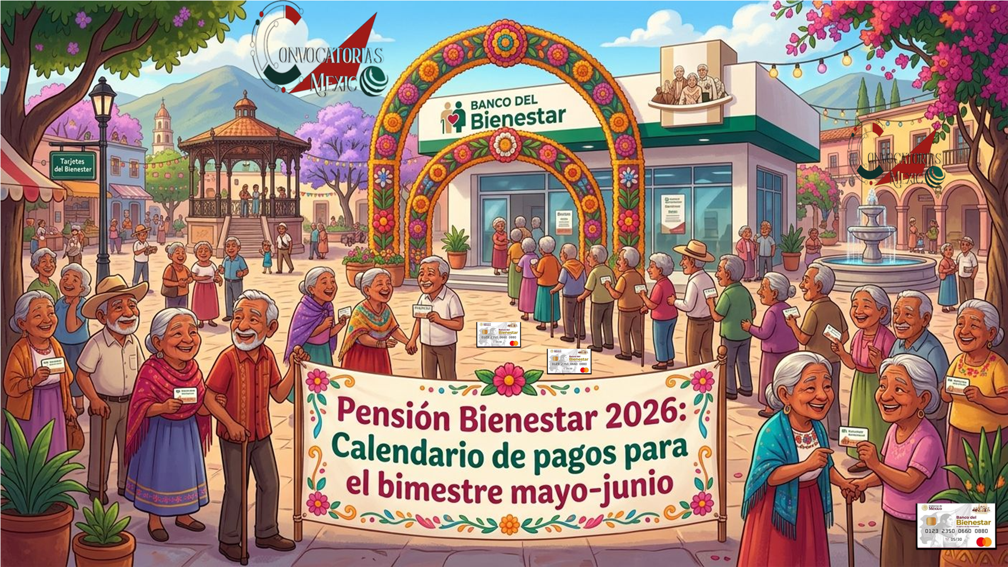 Pensión Bienestar 2026: Calendario de pagos para el bimestre mayo-junio