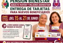 Pensión Bienestar Adulto Mayor y Mujeres Bienestar: Entrega de Tarjetas para Nuevos Beneficiarios ¡Del 15 al 21 de junio!