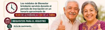 Pensión Bienestar Adulto Mayor y Mujeres: Consulta el horario y requisitos para realizar el registro durante junio