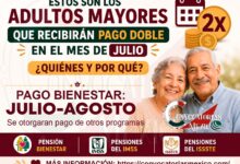 Pensión Bienestar: Estos son los Adultos Mayores que recibirán Pago Doble en el mes de Julio ¿Quiénes y por que?