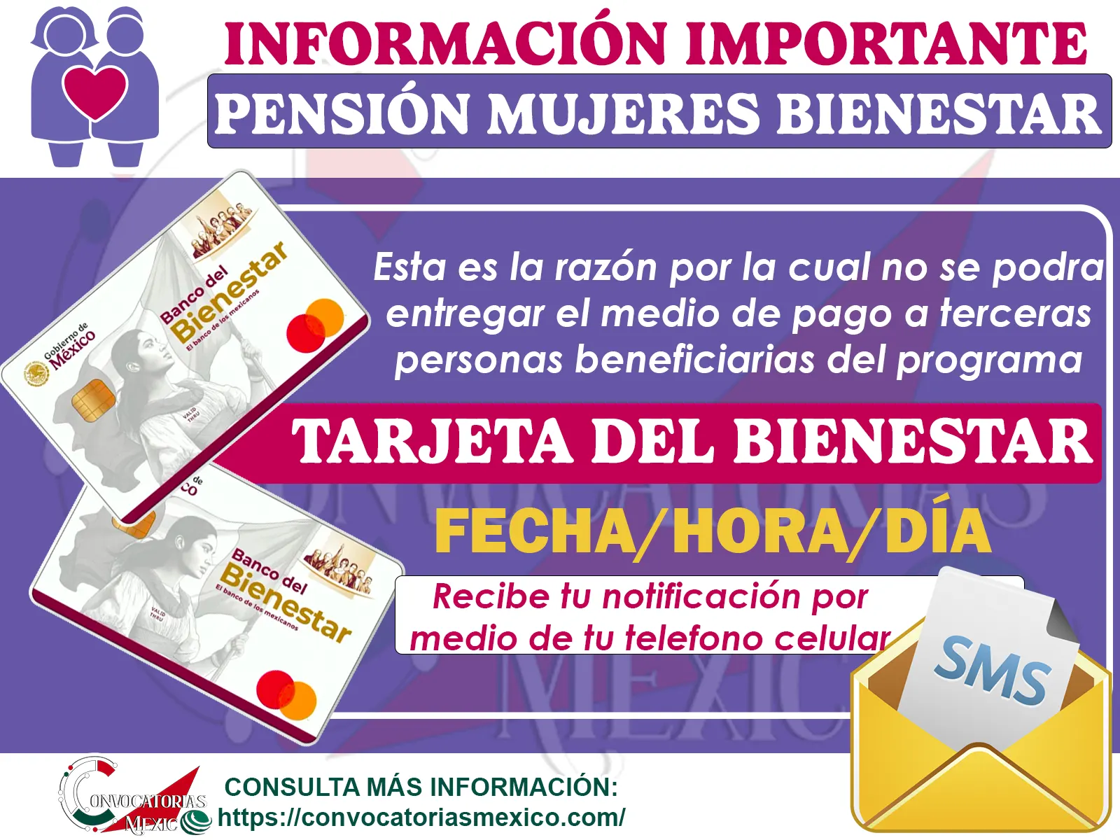 Pensión Mujeres Bienestar 2025: la entrega de tarjetas será personal y no se otorgará a terceros
