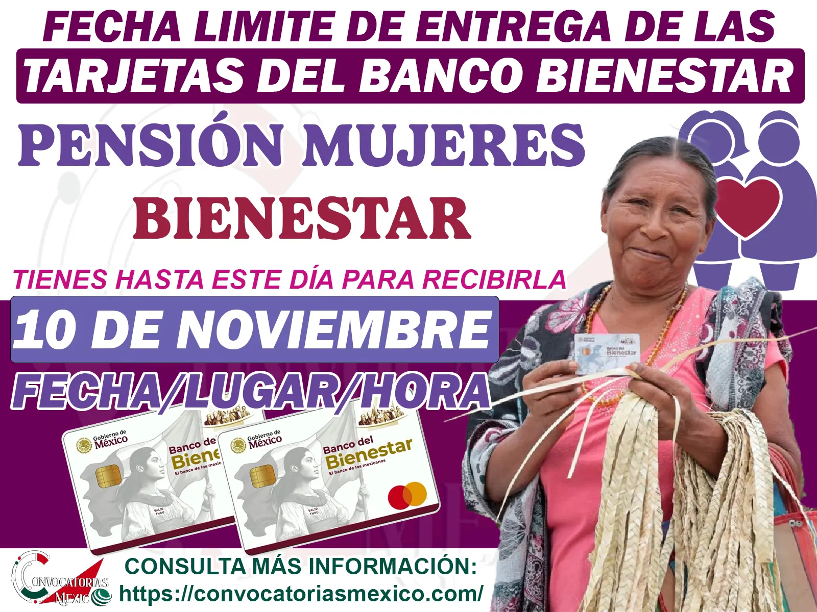 Pension Mujeres Bienestar Esta es la fecha limite para poder recibir la Tarjeta del Banco del Bienestar 1 1