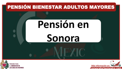 Pensión adultos mayores Sonora