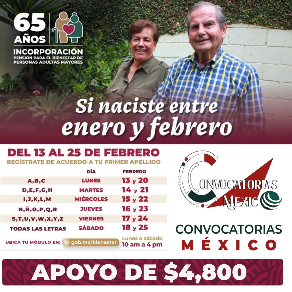 Estas son las FECHAS de incorporación de adultos mayores y requisitos Pensión del Bienestar