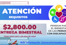 Montos y Requisitos Pensión para el Bienestar de las Personas con Discapacidad (2)