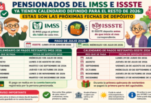 Pensionados del IMSS e ISSSTE ya tienen calendario definido para el resto de 2026: estas son las próximas fechas de depósito