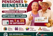 Pensiones Bienestar: Consulta ya el calendario de pagos correspondiente al bimestre: Septiembre-Octubre