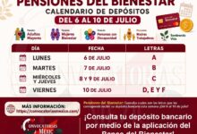 Pensiones del Bienestar Consulta cuales son las letras que les corresponde recibir su depósito bancario esta semana ¡Del 6 al 10 de julio!