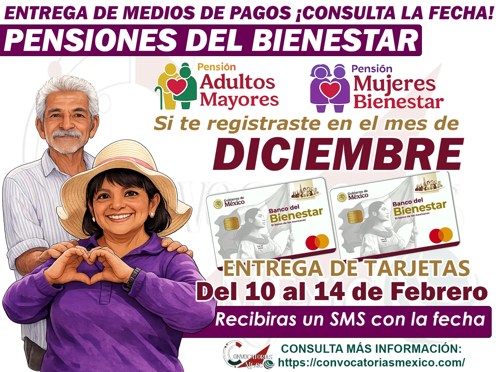 Pensiones del Bienestar: Si te registraste en el mes de diciembre ¡Esta es la fecha en la que recibirás tu pago!
