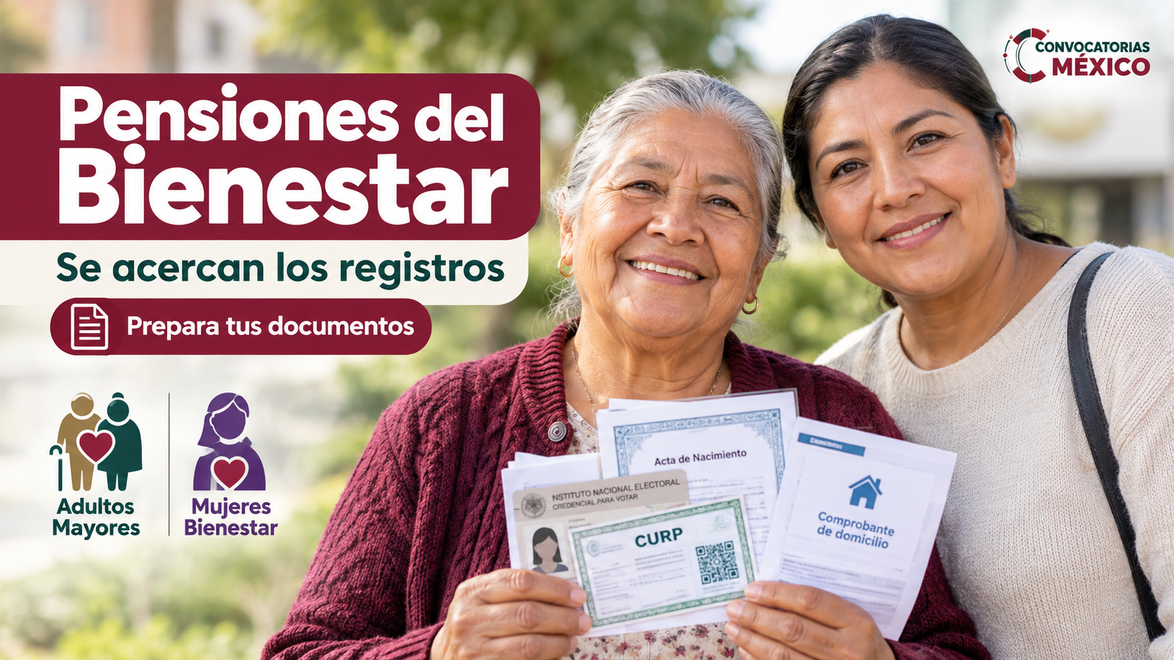 Pensiones del Bienestar: se acercan los registros y estos son los documentos que debes preparar