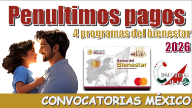Penúltimos pagos | 4 programas del bienestar 2026