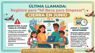 ÚLTIMA LLAMADA: Registro para "Mi Beca para Empezar" cierra en junio