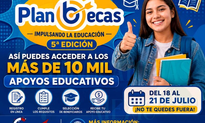 Plan Becas "Impulsando la Educación": Así puedes acceder a los mas de 10 mil apoyos educativos
