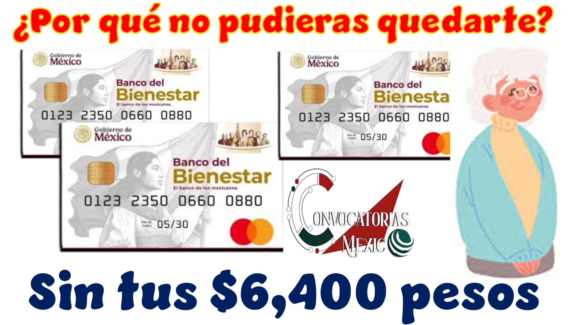 ¿Por qué no pudieras quedarte sin tus $6,400 pesos?