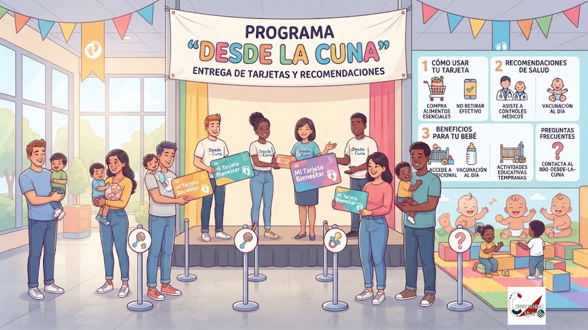 Programa Desde la Cuna: así será la entrega de tarjetas para familias beneficiarias y estas son las recomendaciones que debes conocer
