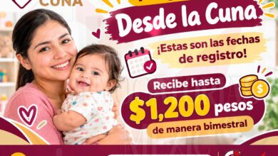 Programa Disponible "Desde la Cuna" ¡Estas son las fechas de registro para recibir hasta 1 mil 200 pesos de manera bimestral!