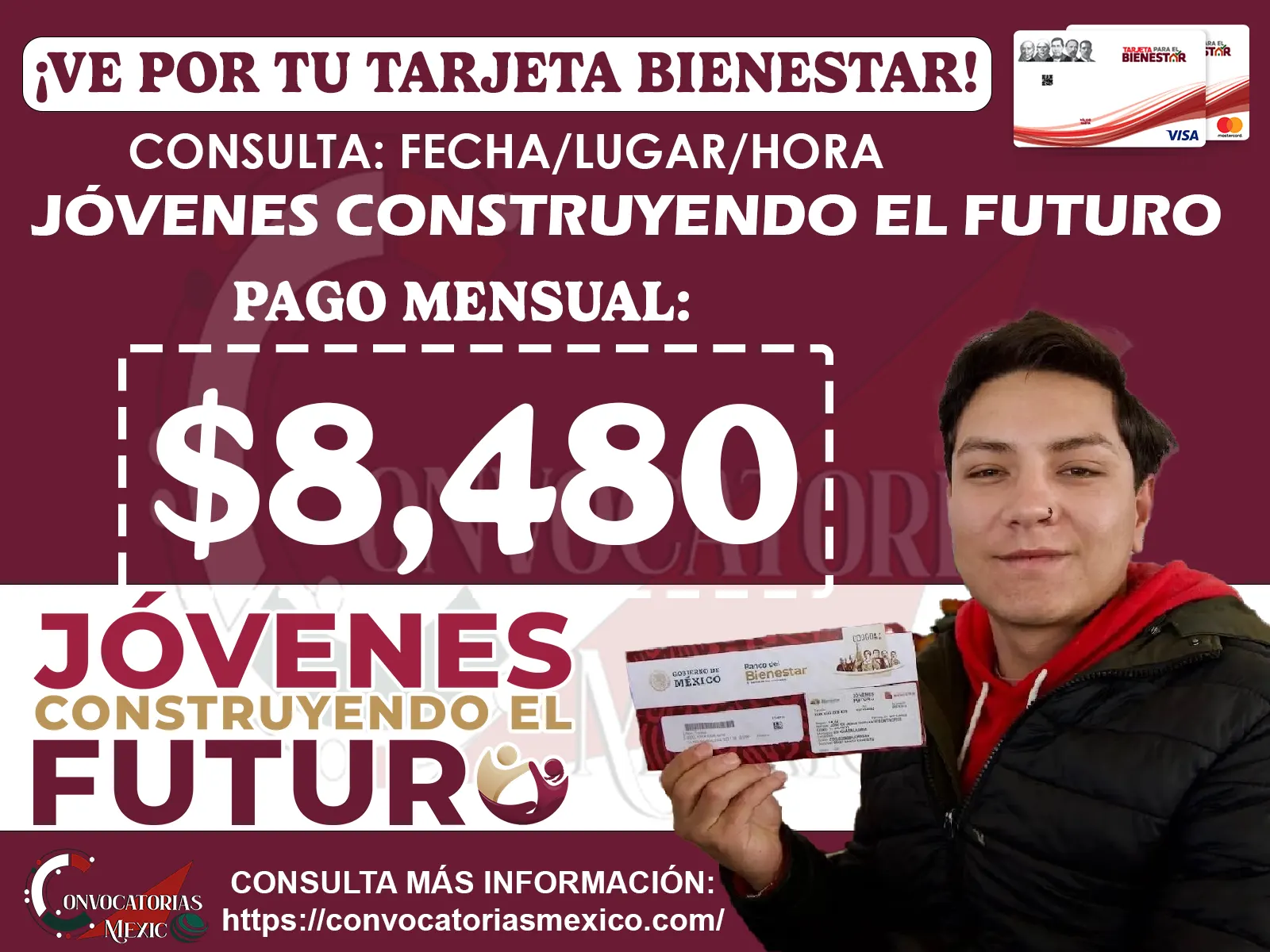 Programa Jóvenes Construyendo el Futuro ¡Ve por tu Medio de pago en este mes de Mayo!