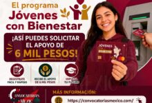 Programa Jóvenes con Bienestar ¡Asi puedes solicitar el apoyo de 6 mil pesos!