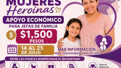 Programa Mujeres Heroínas: Anuncia apoyo económico para jefas de familia de mil 500 pesos