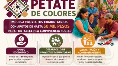 Programa Petate de Colores:  Impulsa proyectos comunitarios con apoyos de hasta 50 mil pesos para fortalecer la convivencia social
