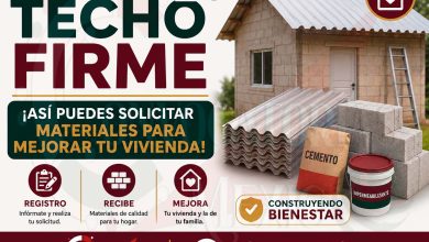 Programa Techo Firme ¡Así puedes solicitar materiales para mejorar tu vivienda!