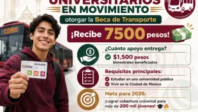 Programa Universitarios en Movimiento otorgar la Beca de Transporte ¡Recibe 1 mil 500 pesos cada dos meses!