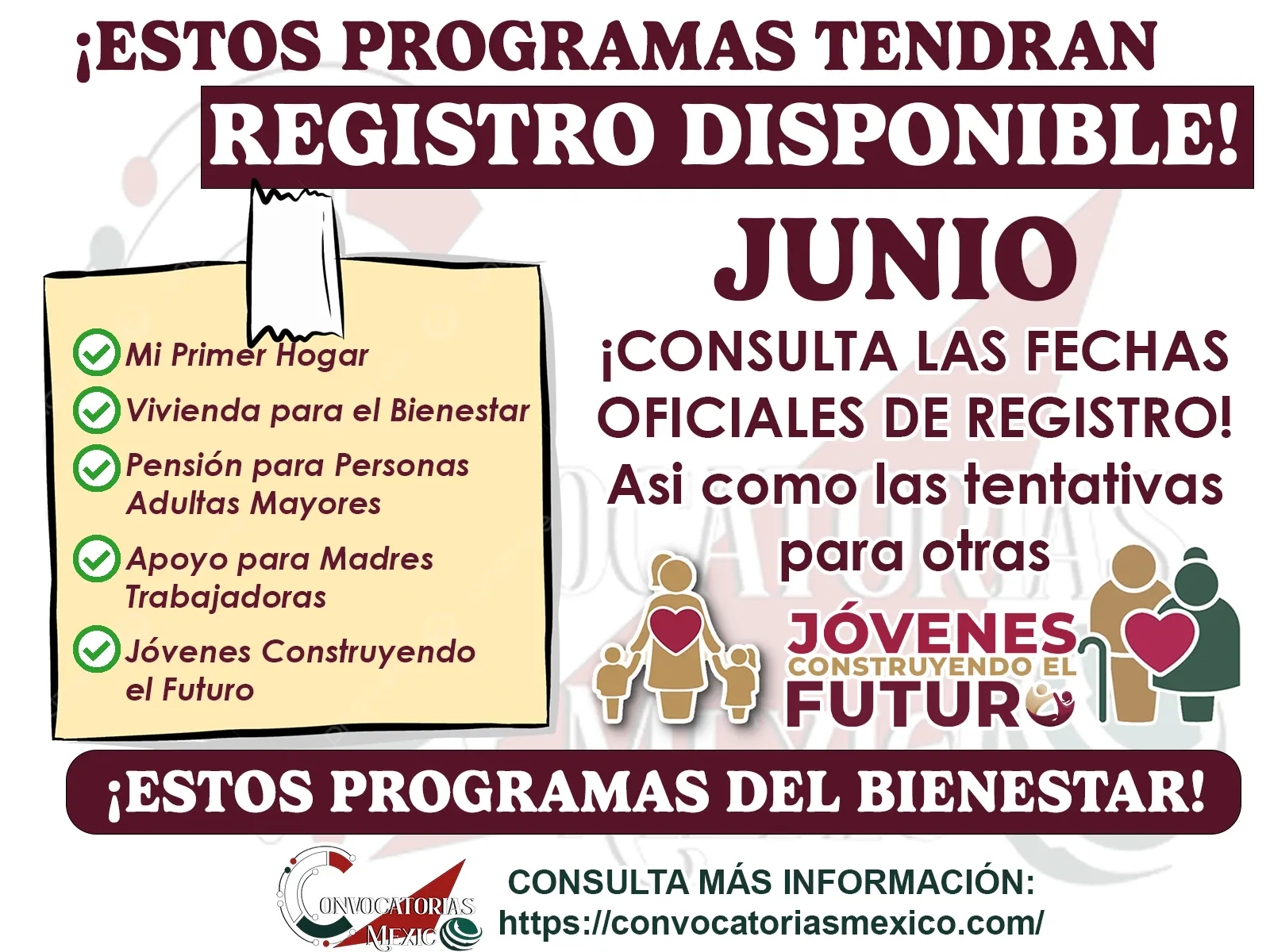 Programas del Bienestar que abrirán inscripciones en junio 2025: conoce los 5 apoyos con convocatoria activa